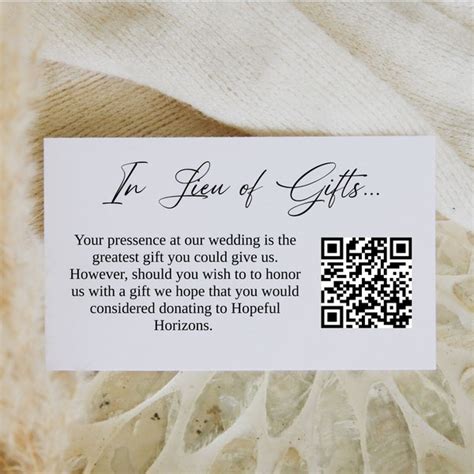 25 Ways to Word ‘In Lieu of Gifts’ in an Invitation.